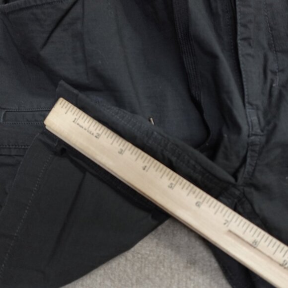 Bylt Shorts 2XL Black Gray Cargo Ripstop Drawstring 6.5" Stretch Waist - Picture 5 of 10